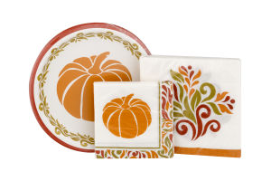 Smart Living Dinner Paper Plates Harvest Boho - 8 CT