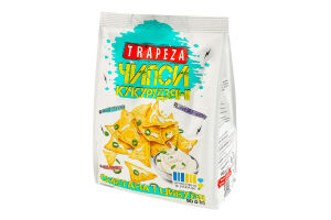 Чипсы кукурузные Сметана и лук Trapeza м/у 90г