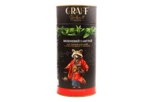 Чай черный байховый с ароматом вишни и миндаля Вишневый самурай Graff тубус 80г