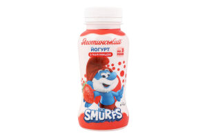 Йогурт 1.5% для детей от 3лет питьевой с клубникой Яготинський п/бут 185г