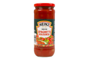 Соус для спагетти пастеризованный Болоньезе Heinz c/б 480г