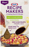 Kraft Recipe Makers Cooking Sauces Skillet Recipe Sweet & Sour Chicken