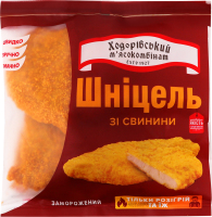Шницель из свинины замороженный Ходорівський м'ясокомбінат м/у 400г