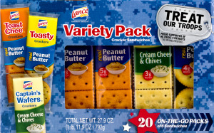 Lance Cracker Sandwiches Variety Pack - 20 PK