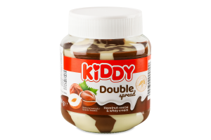 Паста двойная с ядрами ореха фундука какао и с молочной сывороткой Kiddy с/б 350г