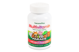 Добавка дієтична таблетки жувальні у формі тварин Multivitamin Animal parade NaturesPlus 90шт