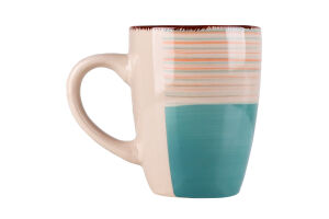 Чашка Eat&Drink зелено-біла 270мл