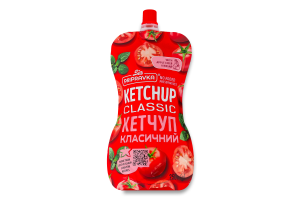 Кетчуп пастеризованный Классический Pripravka д/п 250г