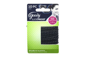 Goody SlideProof Secure Fit Elastics - 10 CT