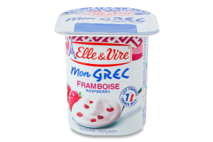 Десерт молочный 7.5% с малиной Mon Grec Elle&Vire ст 125г