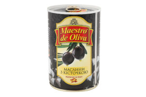Маслины с косточкой Maestro de Oliva ж/б 420г