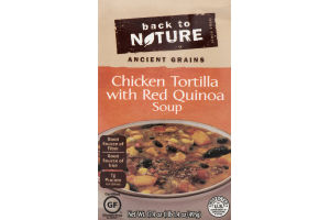 Back To Nature Ancient Grains Soup Chicken Tortilla With Red Quinoa