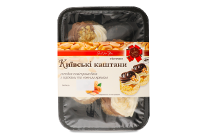 Тістечко Київські каштани 4*35г блістер Valencia
