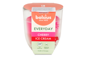Свічка Bolsius Вишневе морозиво аром у склі80/70мм