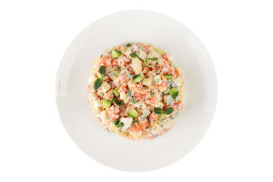 Салат Олів'є з червоною рибою с/с ваг