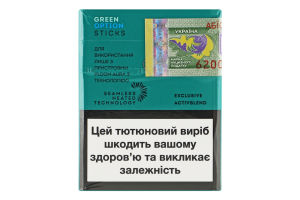 Изделия табакосодержащие для электрического нагревания с фильтром EVO Green option 20шт