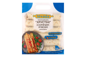 Изделие пекарское замороженное с куриным мясом Хрустини Levada м/у 510г