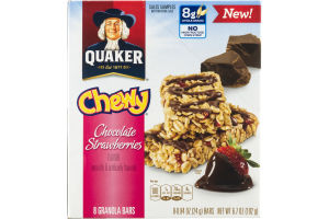 Quaker Chewy Chocolate Strawberry Granola Bars - 8 CT