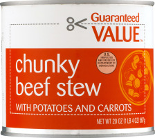 Guaranteed Value Chunky Beef Stew