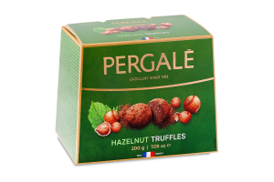 Конфеты трюфельные со вкусом лесных орехов Pergale к/у 200г
