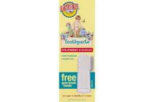 Earth's Best Toothpaste Strawberry & Banana