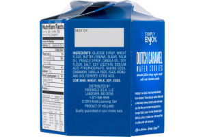 Simply Enjoy Dutch Caramel Wafer Cookies - 8 CT