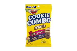 Keebler Cookie Combo Minis Fudge Stripes Orginal/Fudge Stripes Dark Chocolate