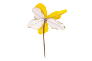 Прикраса ялинкова Квітка золотиста 834130