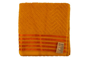 Рушник гірчичний махровий 70*140см 500г/м2 GM Textile