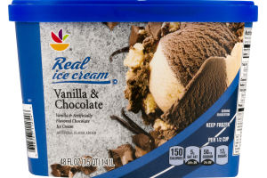 Ahold Real Ice Cream Vanilla Chocolate