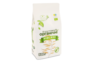 Пластівці вівсяні миттєвого приготування органічні Kozub organic м/у 500г