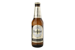 Пиво 0.33л 4.8% светлое пастеризованное Premium Beer Warsteiner бут
