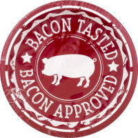 Smart Living Collection Bacon! Lunch Plates