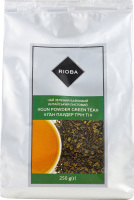 Чай зелений байховий китайський листовий Gun powder green tea Rioba м/у 250г