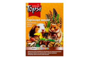 Корм д/гризунів Горіхове меню 575г Топсі