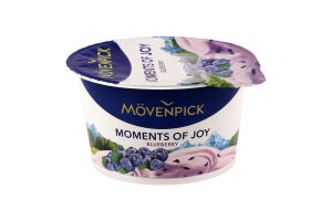 Йогурт 5% Blueberry Moments of joy Movenpick ст 100г
