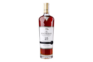 Виски 43% 0.7л односолодовый шотландский 25 лет Sherry oak The Macallan к/у