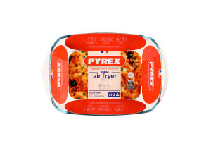 Форма скляна прямокутна 1.2л 23x15х7см №215В100/7948 Air fryer Pyrex 1шт
