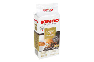 Кофе натуральный жареный молотый Aroma Gold Kimbo в/у 250г