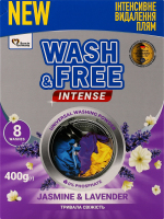 Порошок пральний Intense Жасмин та лаванда універсальний 400г Wash&Free
