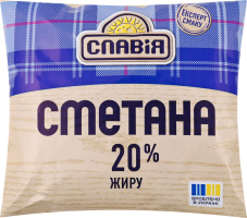 Сметана 20% Славія м/у 350г