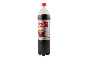 Напій безалкогольний Nova Cola з смаком Кола сильногазований 1,2л пет Buvette