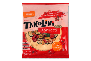Лаваш з томатом та перцем чилі Tomatti Takolini Київхліб м/у 120г