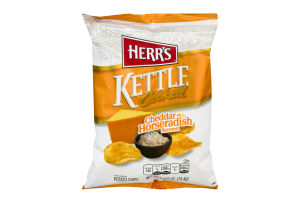 Herr's Kettle Cooked Potato Chips Cheddar Horseradish