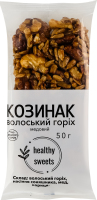 Козинак медовий Волоський горіх Healthy Sweets м/у 50г