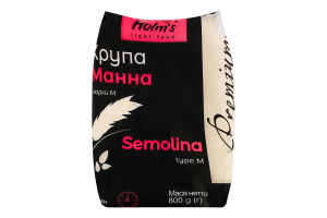Крупа манная марки М Premium Holm's м/у 800г