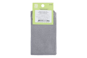 Шкарпетки підл Premier socks Hi-Bye с.сірий р23-25