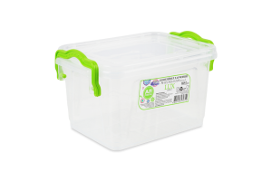 Контейнер пищевой 0.8л 162х112х93мм №02 Lux Ал-Пластик 1шт