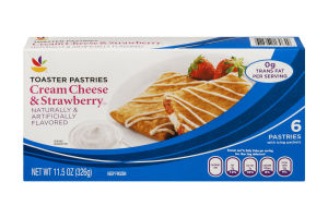Ahold Toaster Pastries Cream Cheese & Strawberry - 6 CT