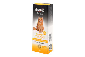 Фитопаста для котов Мультивитаминная VetLine AnimAll 100г